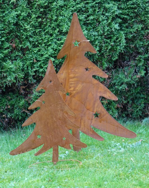 Weihnachtsbaum Rostmetall