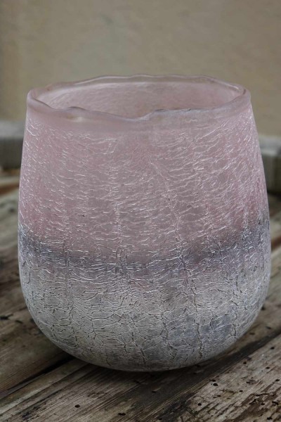 Teelichthalter aus Glas