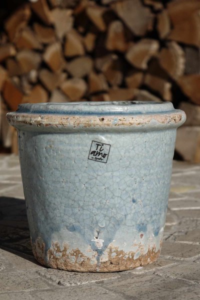 Spiller Keramik - Übertopf Milani azur